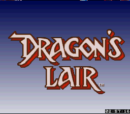 Dragon's Lair (SNES)   © Elite 1993    1/3
