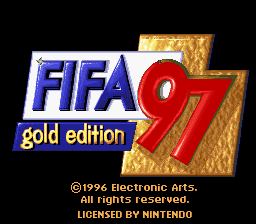 FIFA 97 (SNES)   © EA Sports 1996    1/3