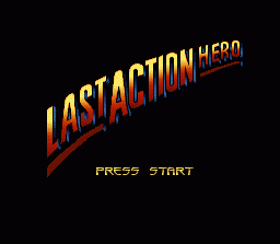 Last Action Hero (SNES)   © Sony Imagesoft 1993    1/3