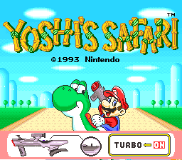 Yoshi's Safari (SNES)   © Nintendo 1993    1/3