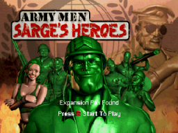 Army Men: Sarge's Heroes (N64)   © 3DO 1999    1/4