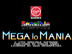 Mega-Lo-Mania (SMD)   © Virgin 1993    1/4
