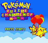 Pokmon Puzzle Challenge (GBC)   © Nintendo 2000    1/3