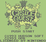Castle Quest (GB)   © Hudson 1993    1/3