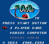 Out Run (GG)   © Sega 1991    1/3