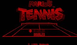 Mario's Tennis (NVB)   © Nintendo 1995    1/3