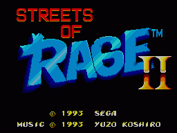 Streets Of Rage II (SMS)   © Sega 1993    1/3