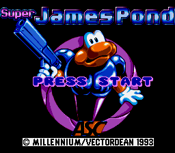James Pond II: Codename Robocod (SNES)   © Ocean 1993    1/3
