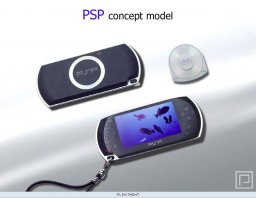 PSP Mock-up   ©     (PSP)   Tidlig mock-up fra officiel intern presentation|Early mock-up from an internal presentation 1/5