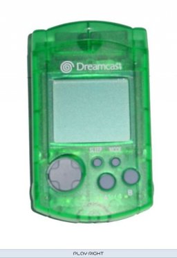 Visual Memory Unit [Transparent Green] &nbsp; &copy; Sega TBA &nbsp; (DC) &nbsp;  1/1