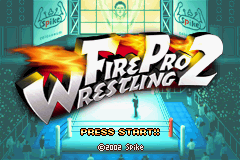 Fire Pro Wrestling 2 (GBA)   © BAM! 2002    1/3