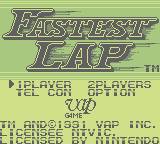 Fastest Lap (GB)   © NTVIC 1991    1/3