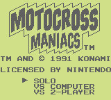 Motocross Maniacs (GB)   © Palcom 1989    1/3