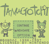 Tamagotchi (GB)   © Bandai 1997    1/3
