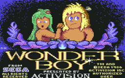 Wonder Boy (C64)   © Activision 1987    1/4