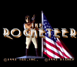 Rocketeer, The (NovaLogic) (SNES)   © IGS Corp. 1992    1/3