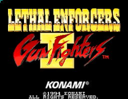 Lethal Enforcers II: Gunfighters (ARC)   © Konami 1994    1/5