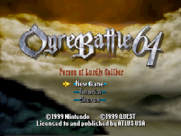 Ogre Battle 64 (N64)   © Nintendo 1999    1/4