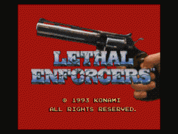Lethal Enforcers (SMD)   © Konami 1993    1/3