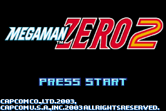 Mega Man Zero 2 (GBA)   © Capcom 2003    1/3