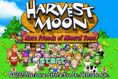 Harvest Moon: More Friends Of Mineral Town (GBA)   © Natsume 2003    1/3