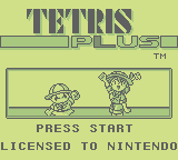 Tetris Plus (GB)   © Nintendo 1996    1/3