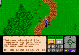 The Faery Tale Adventure (SMD)   © EA 1991    3/4