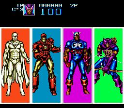 Captain America And The Avengers (SMD)   © Data East 1992    3/5