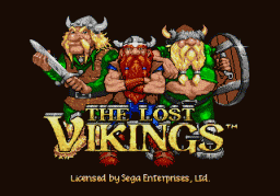 The Lost Vikings   © Interplay 1992   (SMD)    1/4