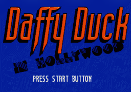 Daffy Duck In Hollywood (SMD)   © Sega 1994    1/5