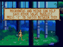 Pocahontas (SMD)   © Disney Interactive 1996    2/5