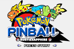 Pokmon Pinball: Ruby & Sapphire (GBA)   © Nintendo 2003    1/3