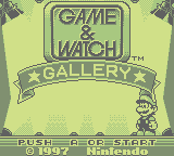 Game & Watch Gallery (GB)   © Nintendo 1997    1/3