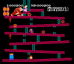 Donkey Kong (NES)   © Nintendo 1983    2/3
