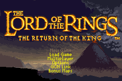 The Lord Of The Rings: The Return Of The King (GBA)   © EA 2003    1/3