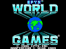 World Games (SMS)   © Sega 1989    1/3