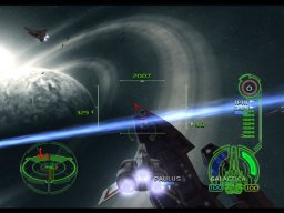 Battlestar Galactica (PS2)   © VU Games 2003    2/4