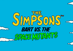 The Simpsons: Bart Vs. The Space Mutants (SMD)   © Flying Edge 1992    1/4