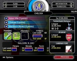 Total Club Manager 2004 (PS2)   © EA 2003    2/3