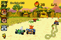 Crash Nitro Kart (GBA)   © Universal Interactive 2003    2/3