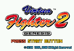 Virtua Fighter 2 (SMD)   © Sega 1997    1/3