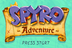 Spyro Adventure (GBA)   © Universal Interactive 2003    1/4