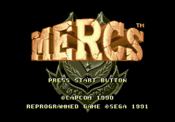 Mercs (SMD)   © Sega 1991    1/3