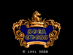 Sega Chess (SMS)   © Sega 1991    1/3