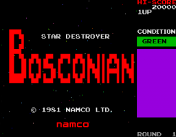 Bosconian (ARC)   © Namco 1981    1/3
