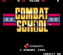 Combat School (ARC)   © Konami 1987    1/4