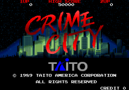 Crime City (ARC)   © Taito 1989    1/5
