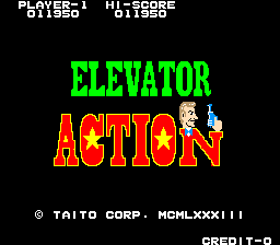 Elevator Action (ARC)   © Taito 1983    1/6
