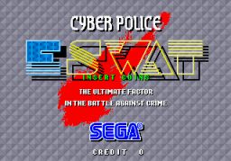 ESWAT: Cyber Police (ARC)   © Sega 1989    1/5