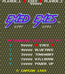 Exed Exes (ARC)   © Capcom 1985    1/3